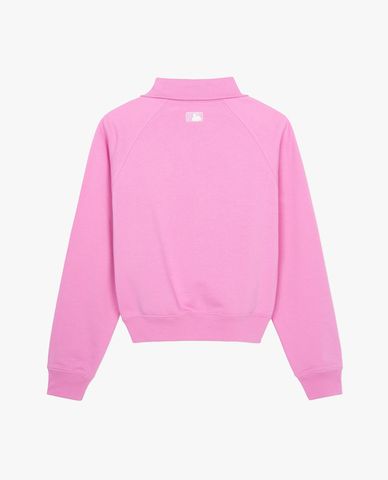  MLB - Áo sweatshirt nữ cổ bẻ tay dài New York Yankees 