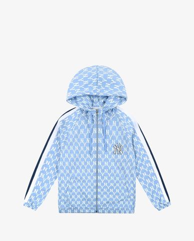  MLB - Áo khoác kiểu phối mũ trùm Monogram Training 