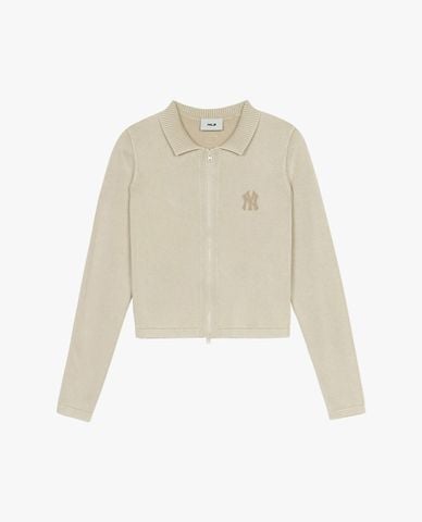  MLB - Áo khoác cardigan nữ Basic Vintage Wash 