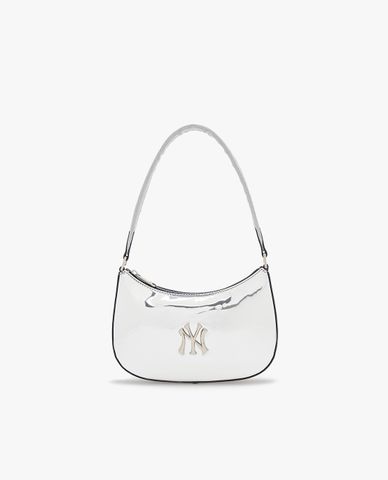  MLB - Túi đeo vai nữ Basic Silver 