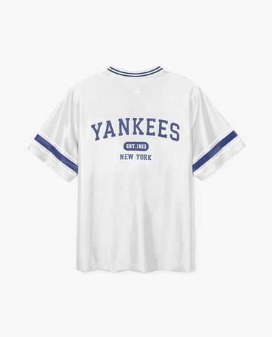  MLB - Áo thun unisex cổ V tay ngắn Varsity Soccer Jersey 
