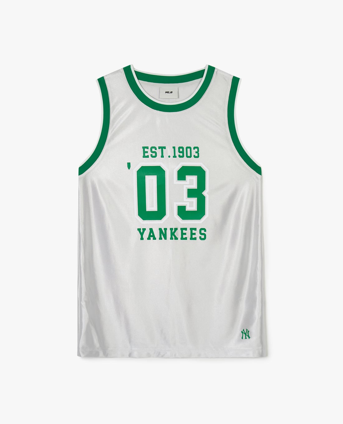 MLB - Áo ba lỗ nữ cổ tròn Sportive Varsity Number Graphic Nasity