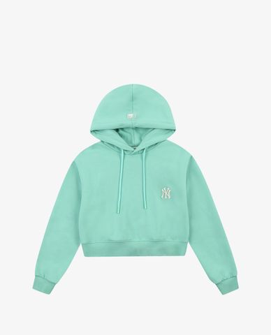  MLB - Áo hoodie nữ phom croptop thời trang 