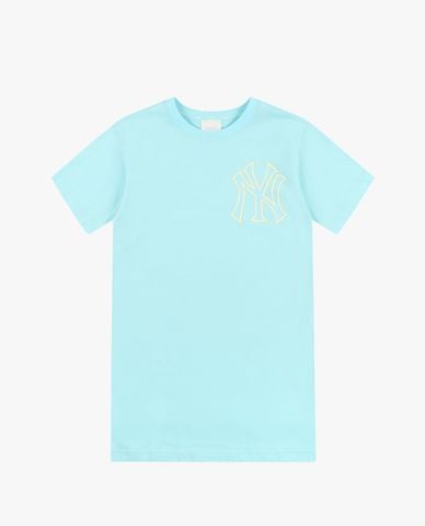  MLB - Đầm mini phom suông tay ngắn Basic 