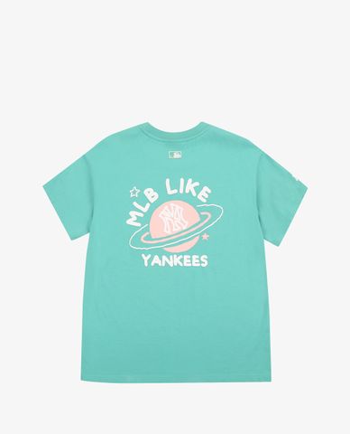  MLB - Áo thun cổ tròn ngắn tay Like Planet 