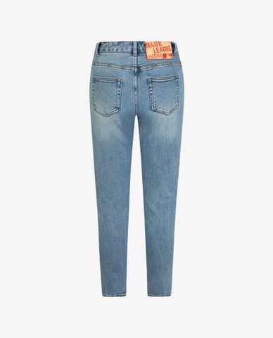  MLB - Quần jeans nữ Logo Embroidery Slim Fit 