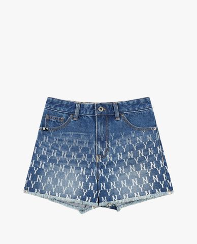  MLB - Quần shorts nữ denim Gradation Monogram 