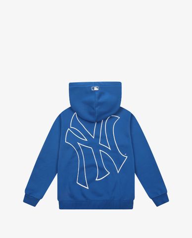  MLB - Áo hoodie tay dài phối mũ thời trang Mega Logo 