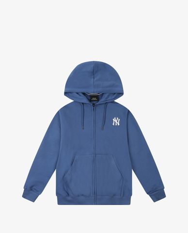  MLB - Áo hoodie tay dài phối zip Big Logo Training 