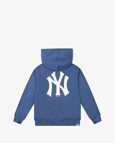 MLB - Áo hoodie tay dài phối zip Big Logo Training 