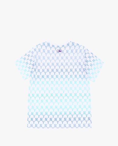  MLB - Áo thun cổ tròn ngắn tay Monogram Gradation 
