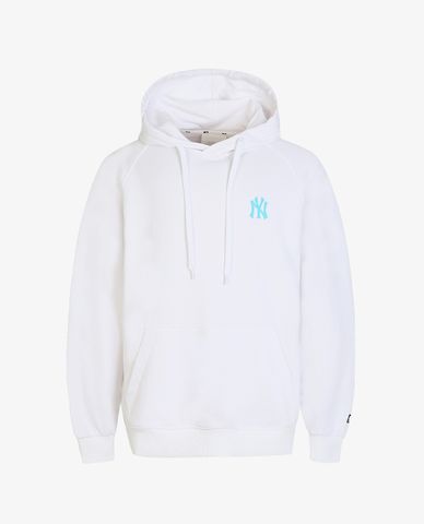  MLB - Áo hoodie tay dài phối mũ thời trang Back Painting 