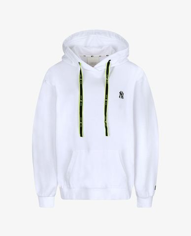  MLB - Áo hoodie tay dài phối mũ trùm Symbol String 