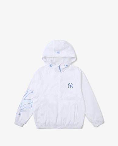  MLB - Áo khoác kiểu tay dài phối mũ trùm Coolfield Lightweight 