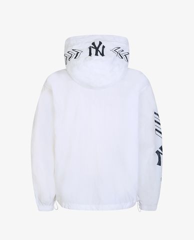  MLB - Áo khoác kiểu phối mũ trùm Packable Symbol 