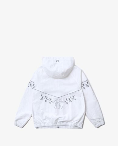  MLB - Áo khoác kiểu tay dài phối mũ trùm Seamball Hidden 