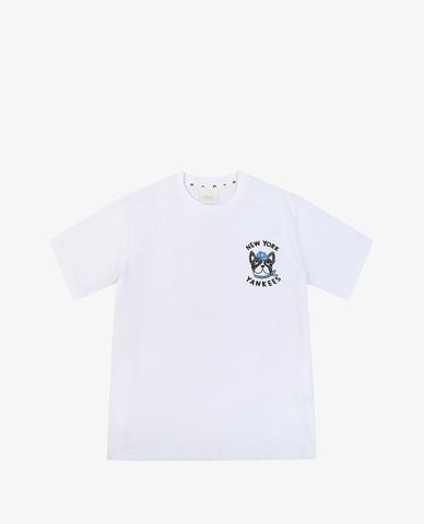  MLB - Áo thun cổ tròn ngắn tay Bark Cap 