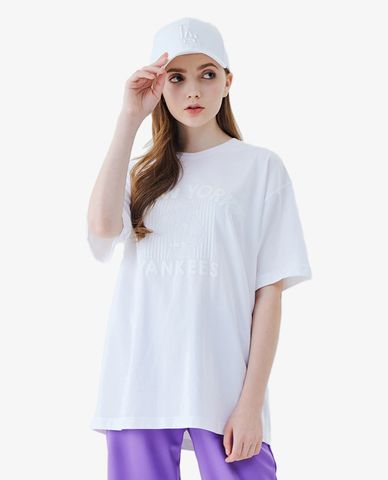  MLB - Áo thun cổ tròn ngắn tay Popcorn Big Boy 