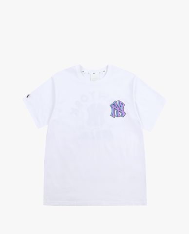  MLB - Áo thun cổ tròn ngắn tay LIKE Popcorn 