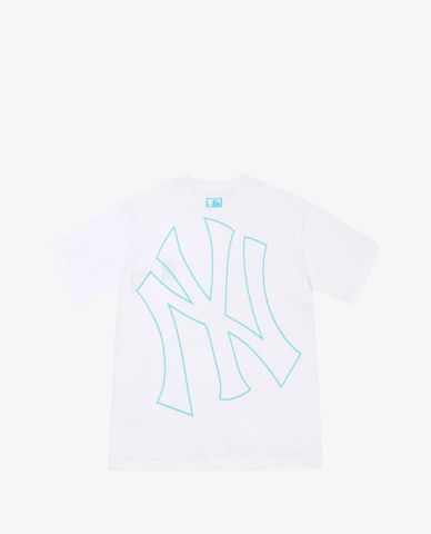  MLB - Áo thun cổ tròn ngắn tay Mega Logo Overfit 