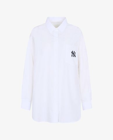  MLB - Áo sơ mi tay dài Logo Embroidery Basic 