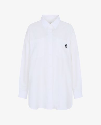  MLB - Áo sơ mi tay dài Back Big Logo 