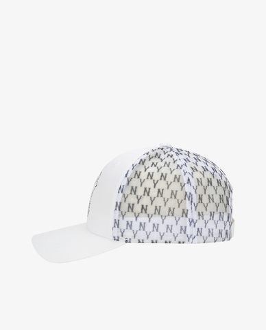  MLB - Nón bóng chày thời trang Monogram Mesh 