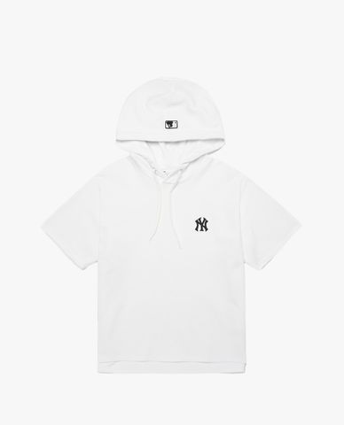  MLB - Áo hoodie phom suông ngắn tay Mega Logo 