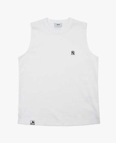  MLB - Áo ba lỗ phom suông Basic Small Logo 