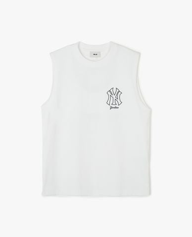  MLB - Áo ba lỗ unisex cổ tròn Basic Mega Logo Cool Tech 