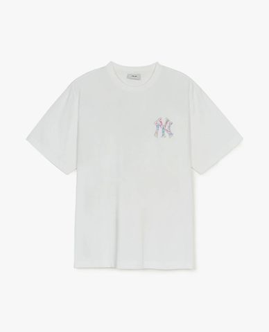  MLB - Áo thun unisex cổ tròn tay ngắn Basic Street Logo 