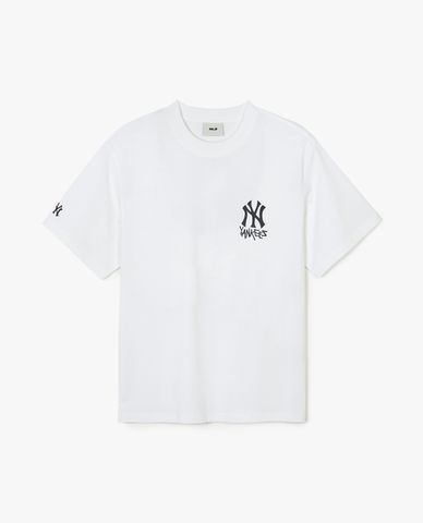  MLB - Áo thun unisex cổ tròn tay ngắn Stree Big Logo Functional 