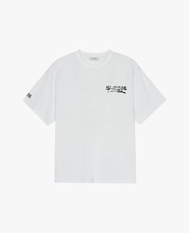  MLB - Áo thun unisex cổ tròn tay ngắn Basic Comfortable Fit 