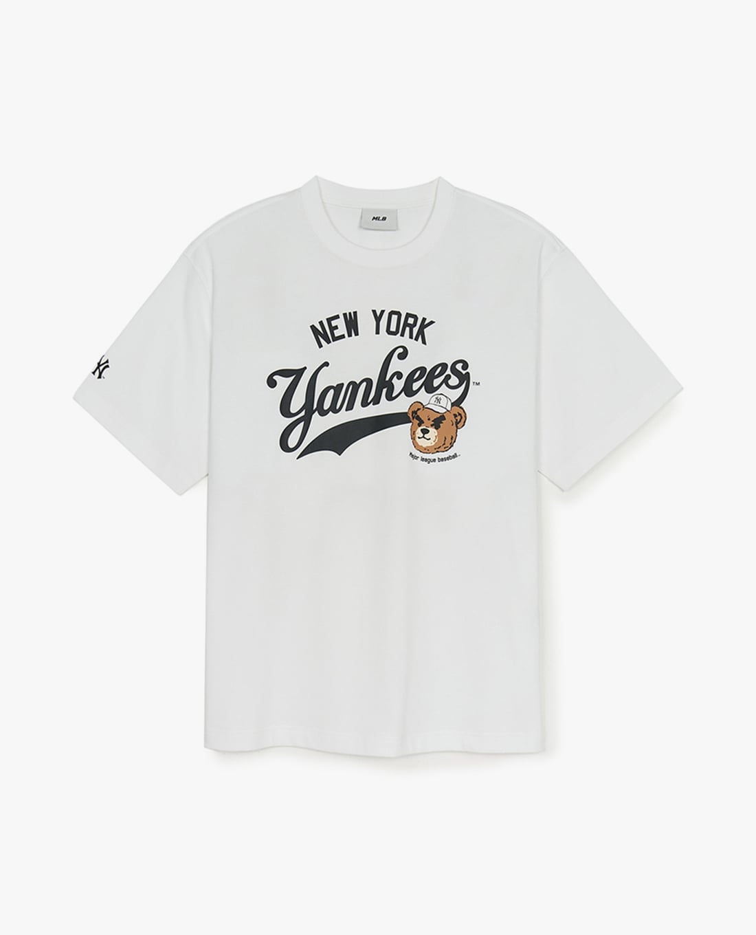 MLB - Áo thun unisex cổ tròn tay ngắn Letter Mega Bear