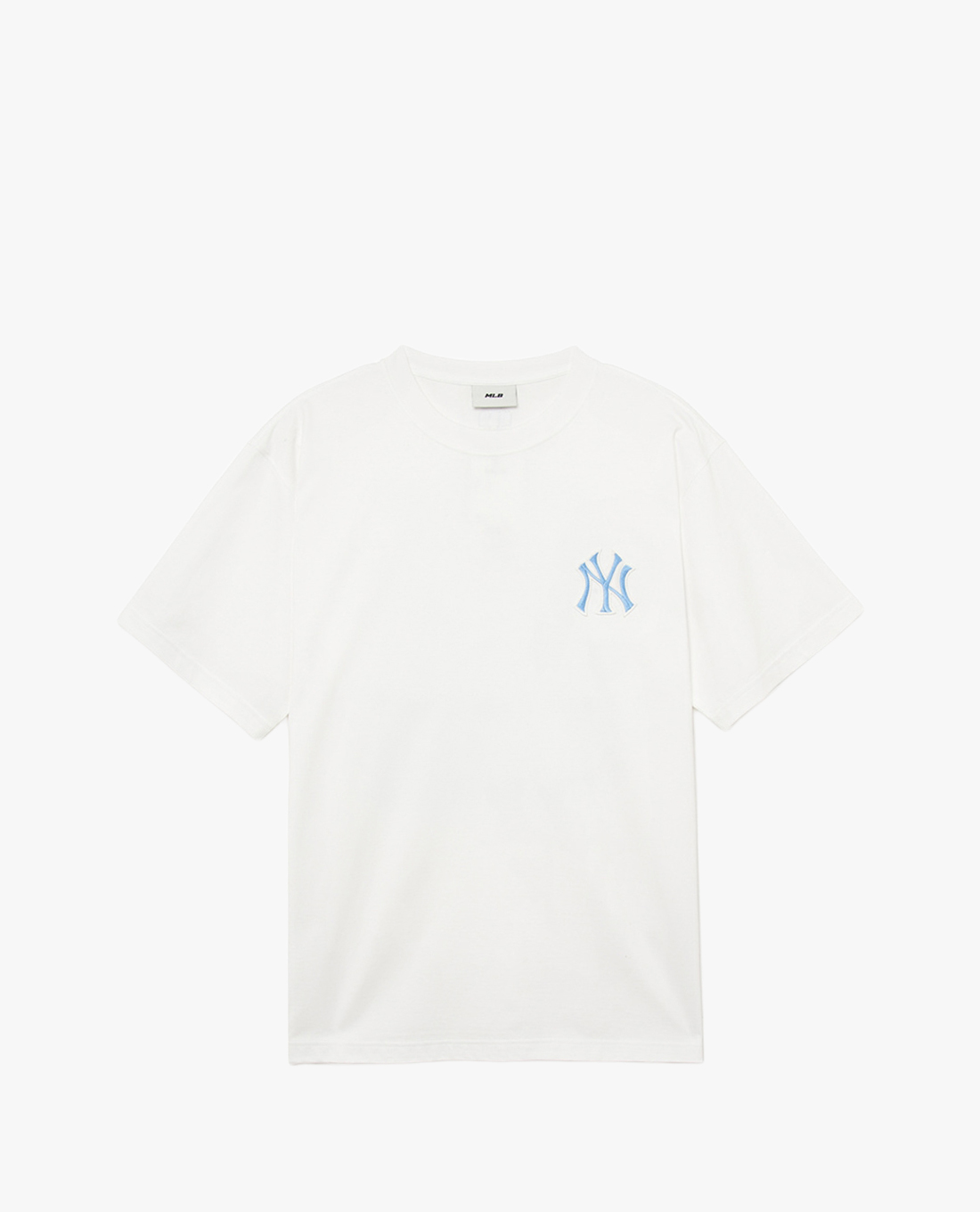 MLB - Áo thun unisex cổ tròn tay ngắn phối logo thời trang