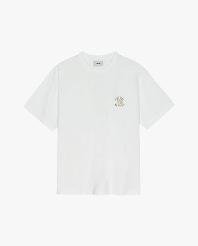  MLB - Áo thun unisex cổ tròn tay ngắn New Year Snake Overfit 