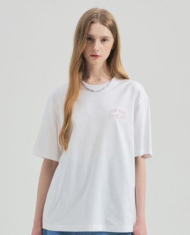  MLB - Áo thun unisex cổ tròn tay ngắn Vintage Sports Functional Big Logo 