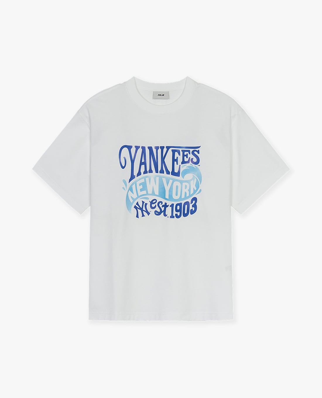 MLB - Áo thun unisex tay ngắn Summer Letter Graphic