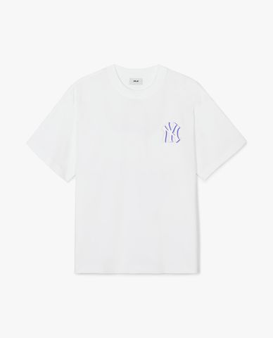  MLB - Áo thun unisex cổ tròn tay ngắn Summer Graphics Tropical 