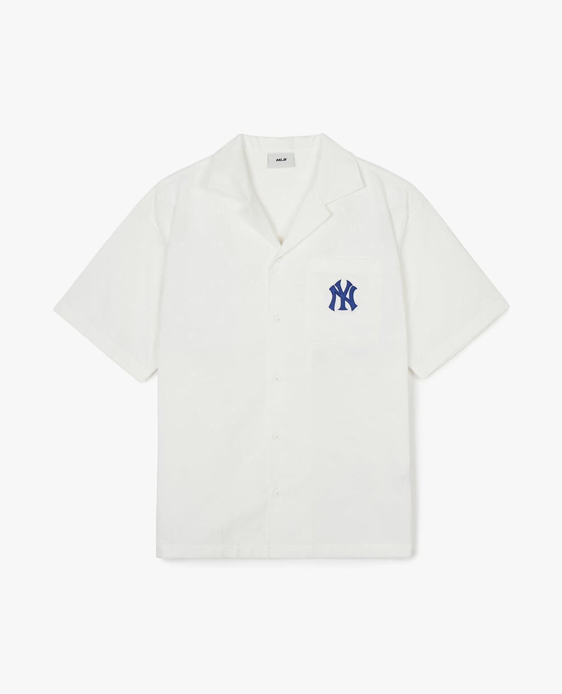 MLB - Áo sơ mi unisex cổ bẻ tay ngắn Diamond Jacquard