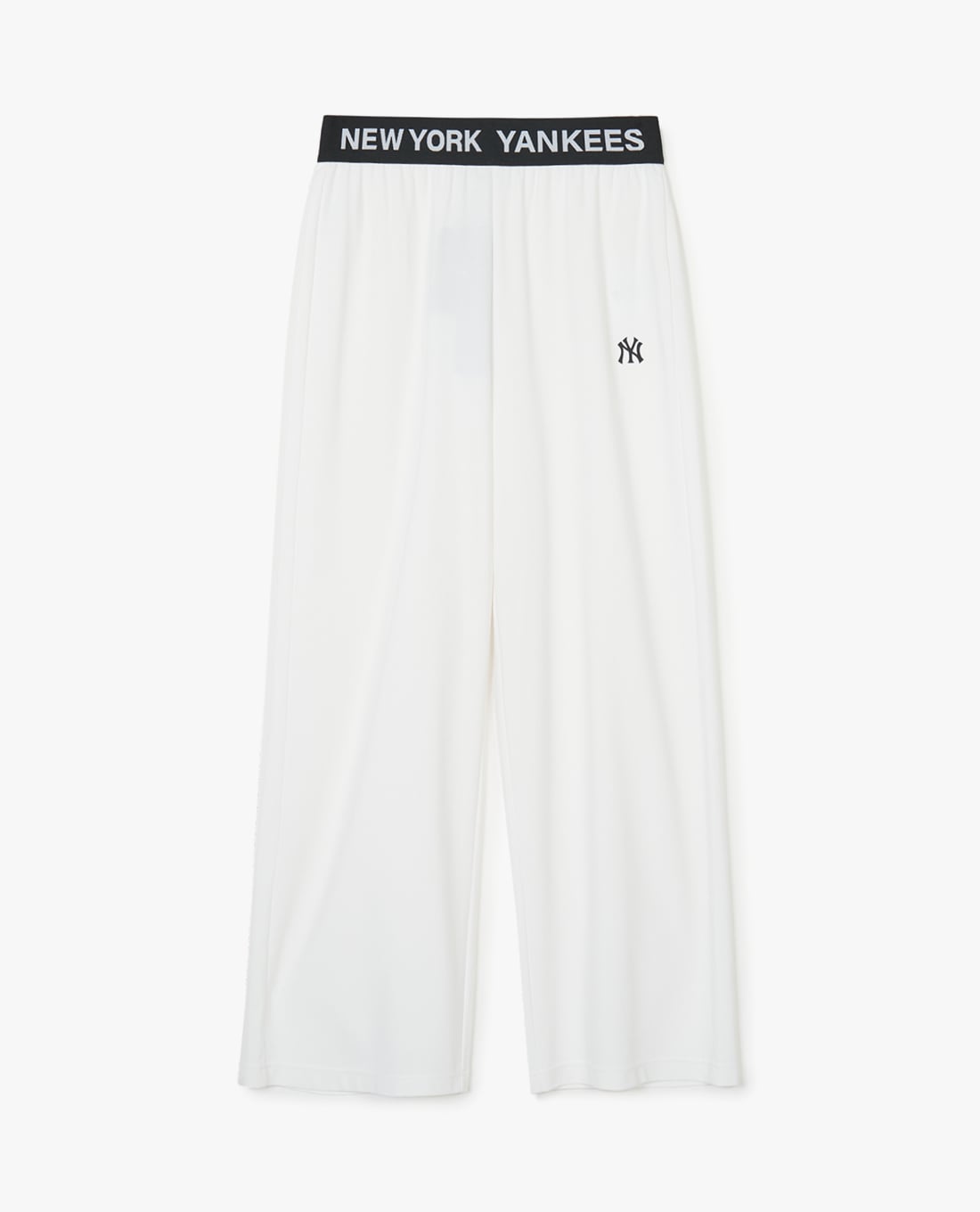 MLB - Quần ống rộng nữ lưng thun Basic Small Logo Banding