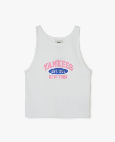  MLB - Áo ba lỗ nữ phom croptop Varsity Slim Fit 