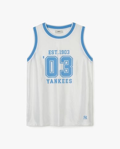  MLB - Áo ba lỗ nữ cổ tròn Sportive Varsity Number Graphic Nasity 