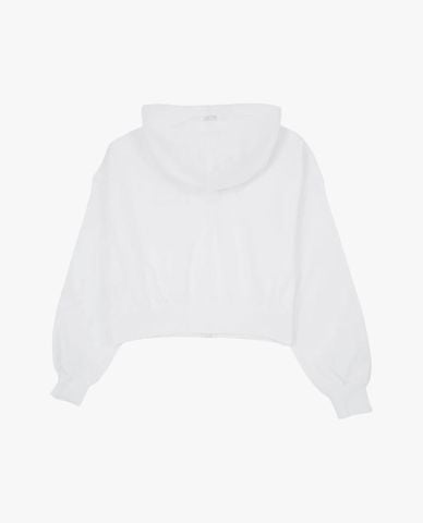  MLB - Áo khoác phối mũ nữ phom croptop Varsity 