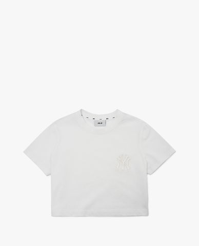  MLB - Áo thun nữ phom croptop ngắn tay WMS Basic 