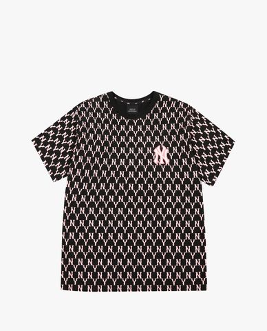  MLB - Áo thun cổ tròn ngắn tay Monogram Overfit 