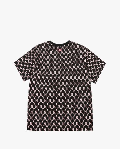  MLB - Áo thun cổ tròn ngắn tay Monogram Overfit 