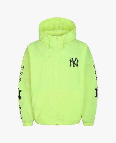  MLB - Áo khoác kiểu phối mũ trùm Packable Symbol 