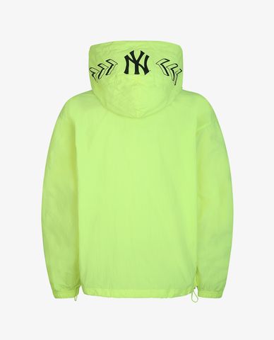  MLB - Áo khoác kiểu phối mũ trùm Packable Symbol 