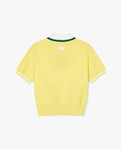  MLB - Áo polo nữ cổ bẻ tay ngắn Sportive Varsity Half Zip Up 